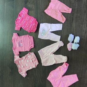 Newborn Onesies and Bottoms